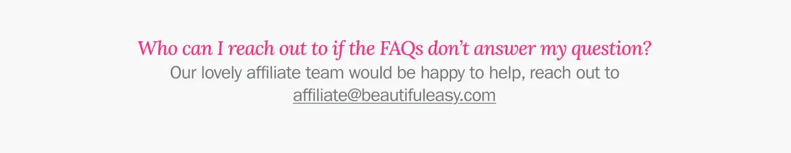 fLASH Cosmetics affiliate support contact information with email for inquiries