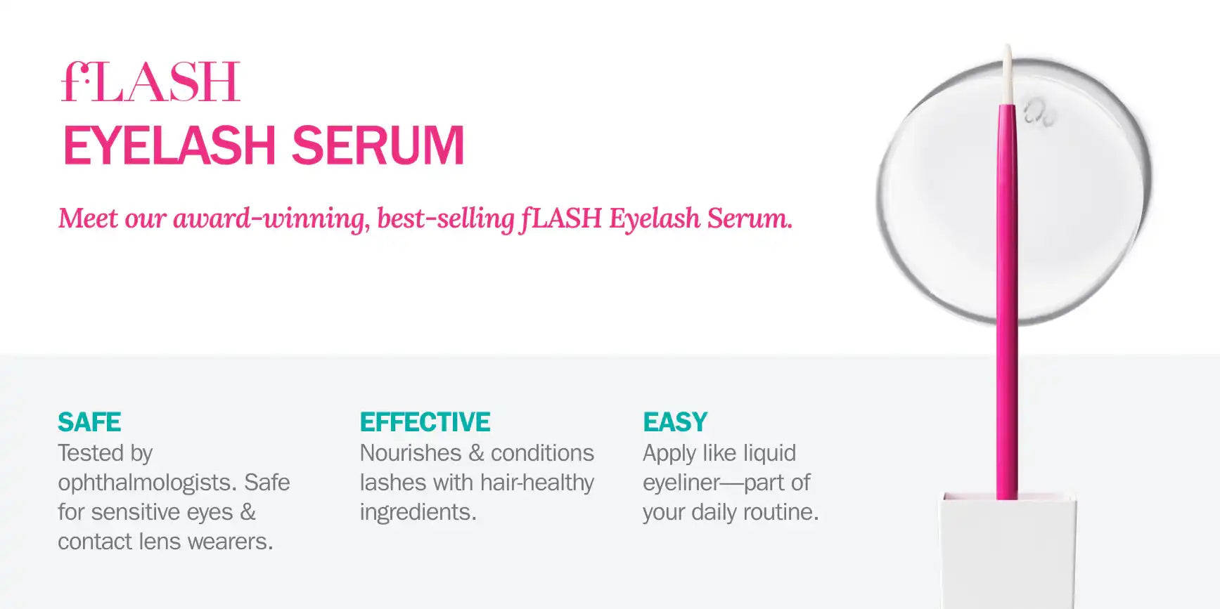 What's in fLASH Eyelash Serum – fLASH Cosmetics